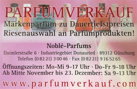 Parfumverkauf Günzburg .